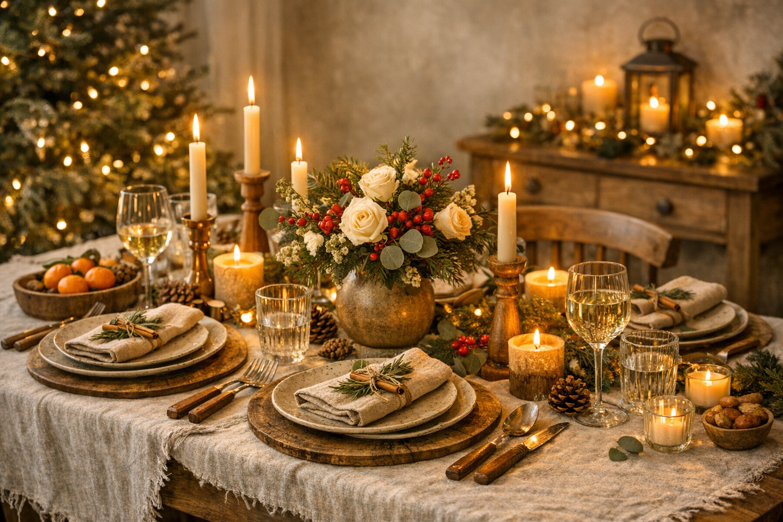 Table de Noël : traditions, recettes, dressage