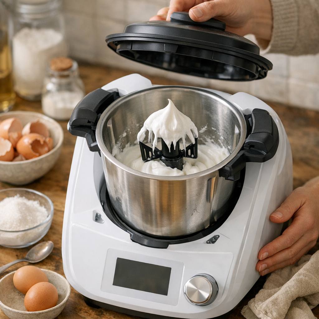 Préparation&nbsp;: monter les blancs en neige au Monsieur Cuisine