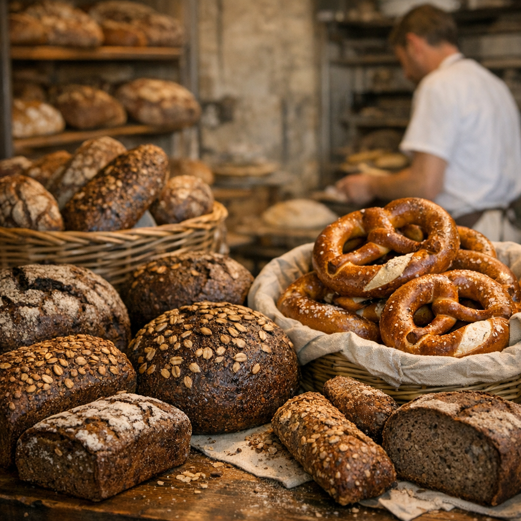 Pain allemand : pourquoi tant de pains noirs, de seigle et de bretzels ?
