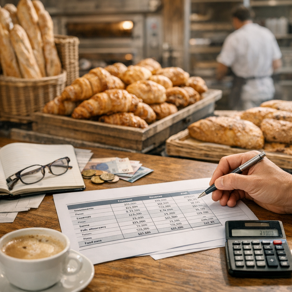 Prix et budget boulangerie&nbsp;: le seul tableau chiffré à prévoir