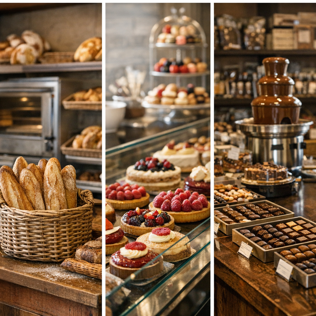 Comment comparer une boulangerie, une pâtisserie et un chocolatier à Riedisheim
