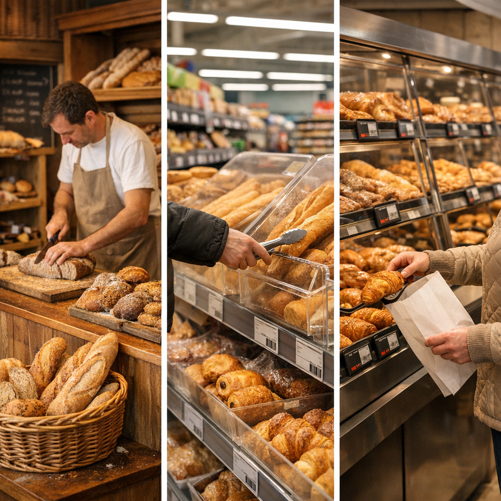 Prix&nbsp;: comparer artisan local, chaînes et boulangeries voisines