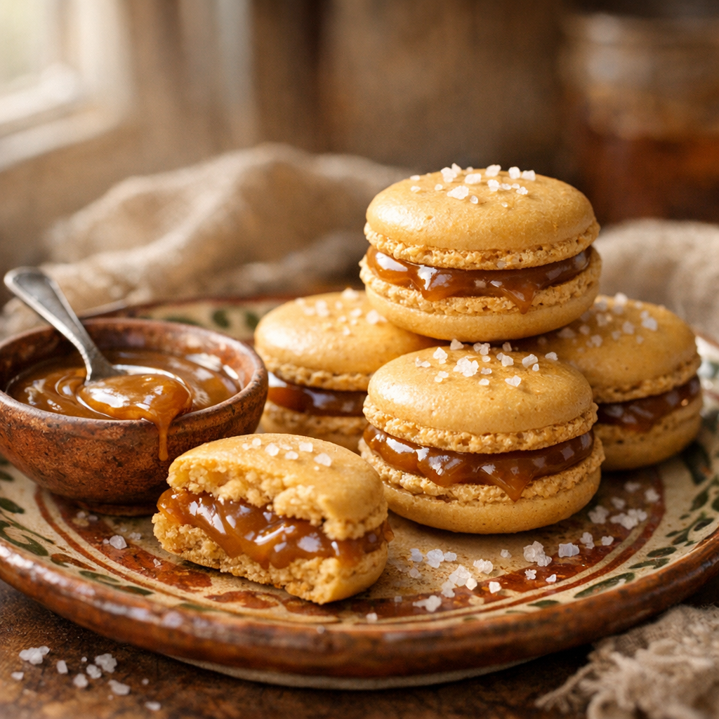 Le Caramel beurre salé pour Macaron doit tenir au pochage