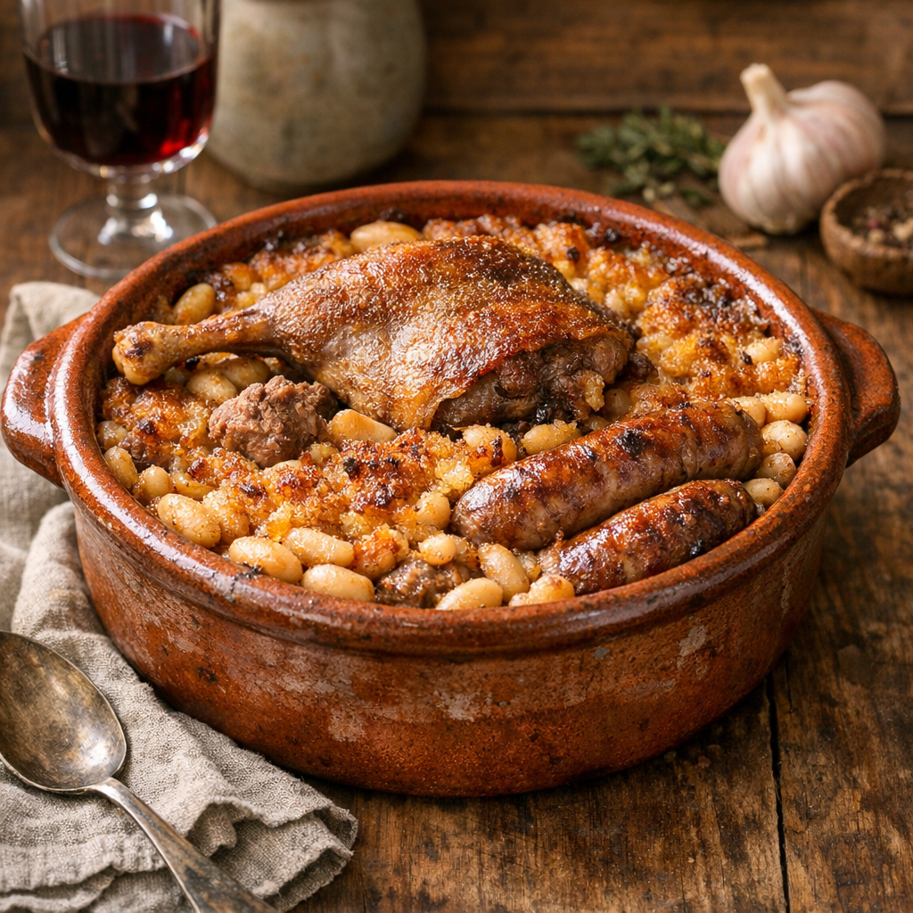 La Recette du Cassoulet Traditionnel suit l’esprit de Castelnaudary