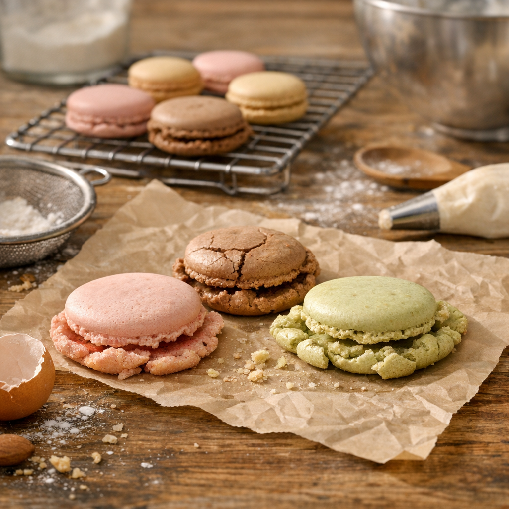 Macarons ratés&nbsp;: diagnostiquer les problèmes de collerette