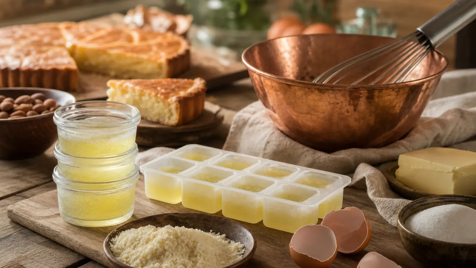 Congeler les blancs d'œufs évite le gaspillage en pâtisserie