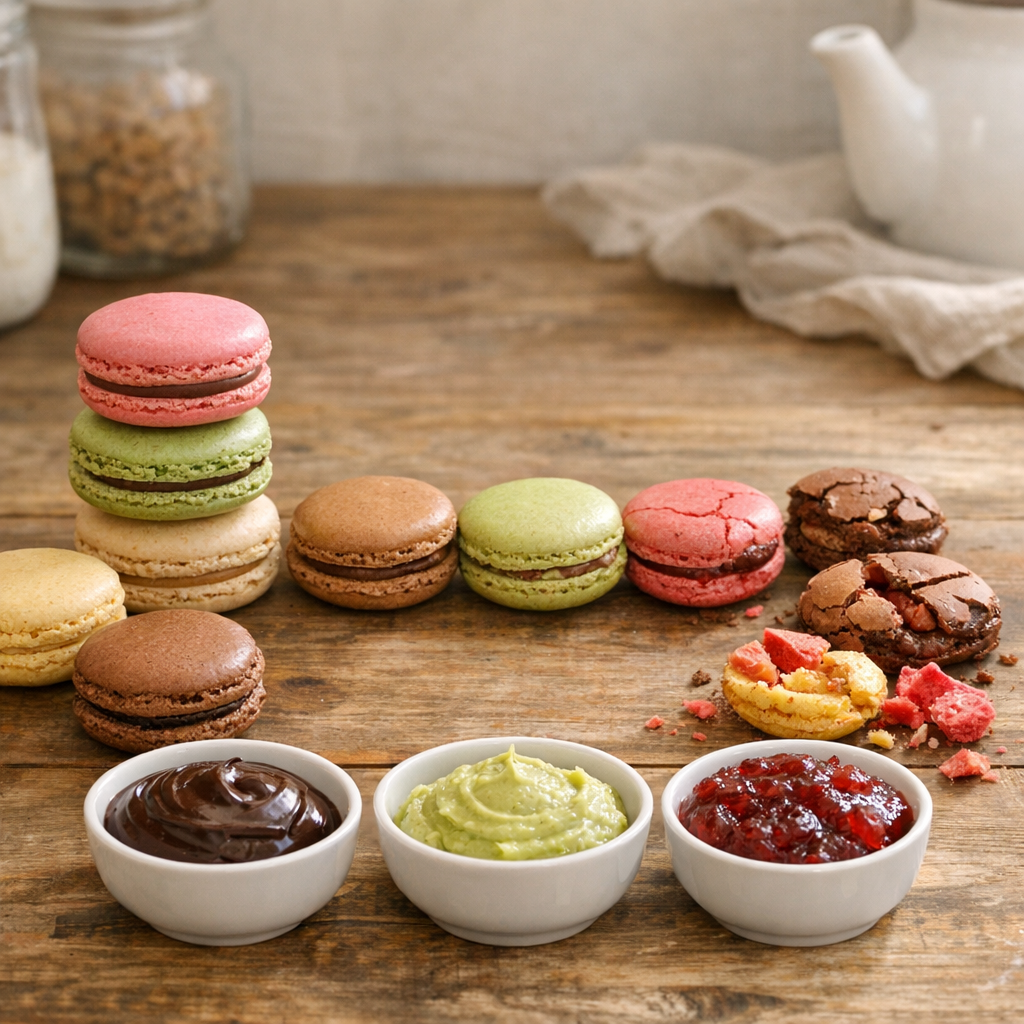 Tableau 2026&nbsp;: durées idéales selon l’état du macaron et la garniture
