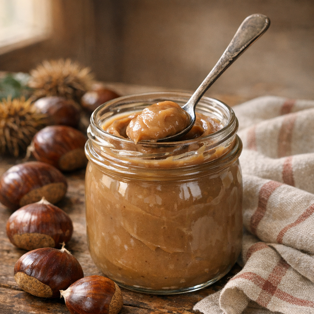 La recette de Crème de châtaigne maison se réussit en douceur