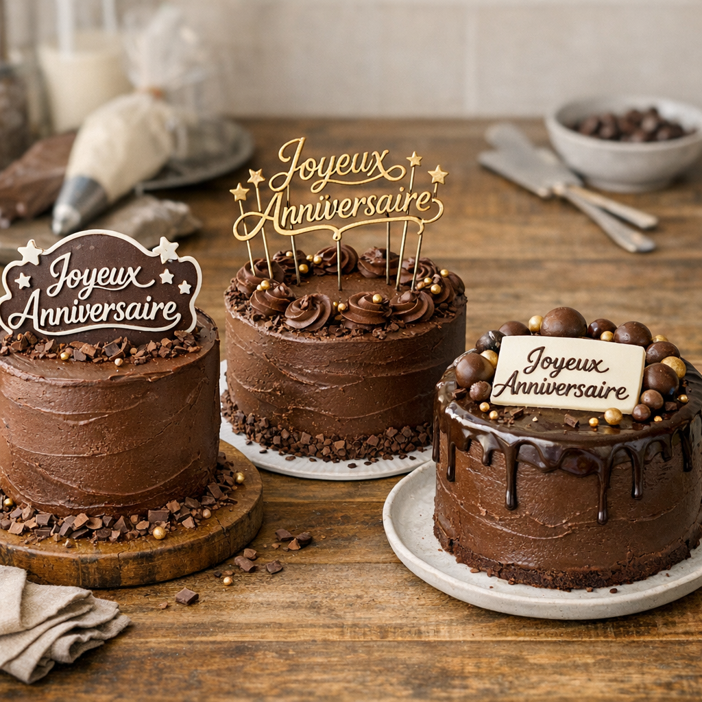 Contour, filet ou plaque Joyeux anniversaire : quelle technique choisir ?