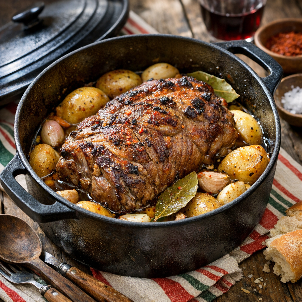 L’Échine de Porc au four reste moelleuse avec la bonne cuisson