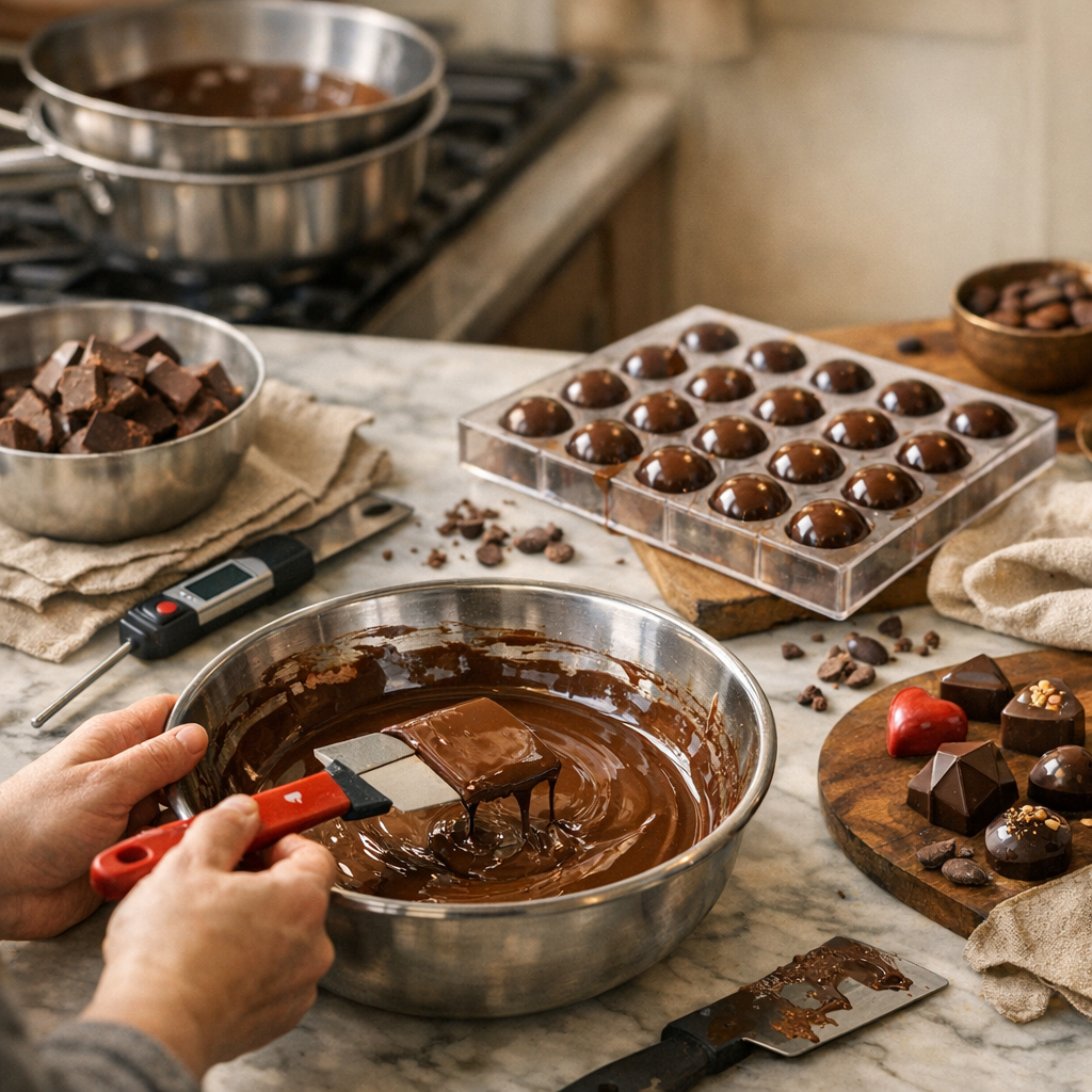 Pourquoi tempérer le chocolat pour des chocolats brillants&nbsp;?
