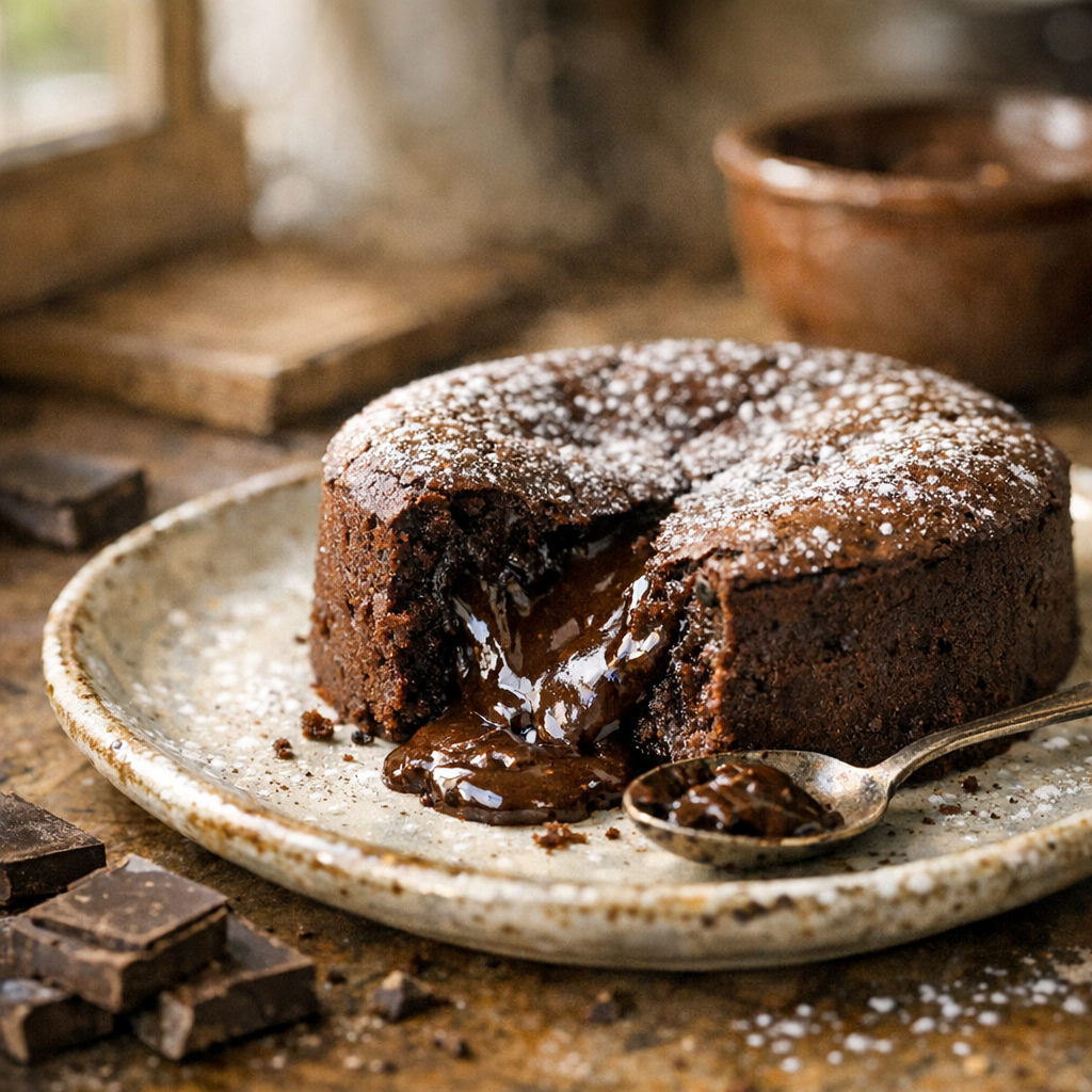 Ce Fondant au chocolat sans œuf reste facile et moelleux
