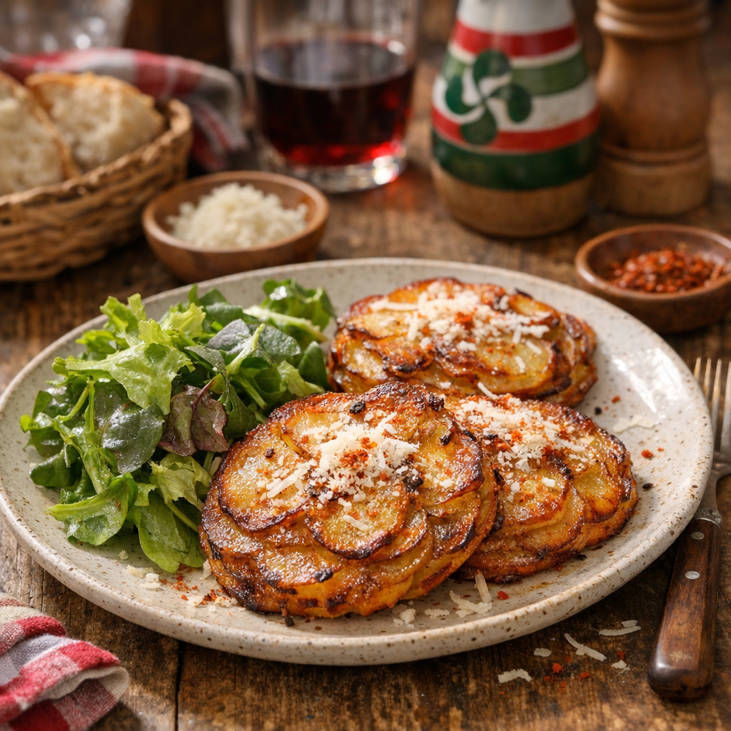 Les Galettes de pommes de terre au four restent croustillantes
