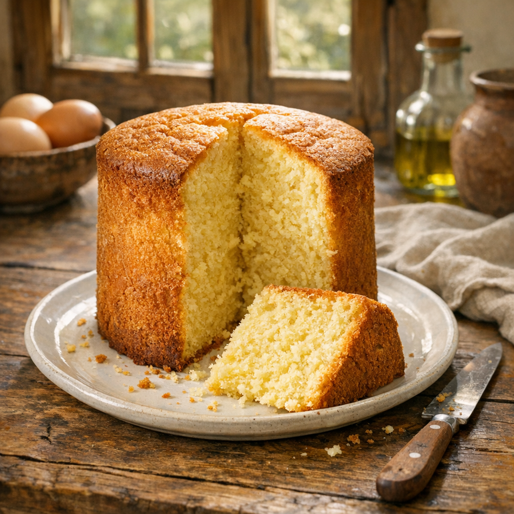 Un Gâteau avec 12 œufs entiers reste moelleux en grand format