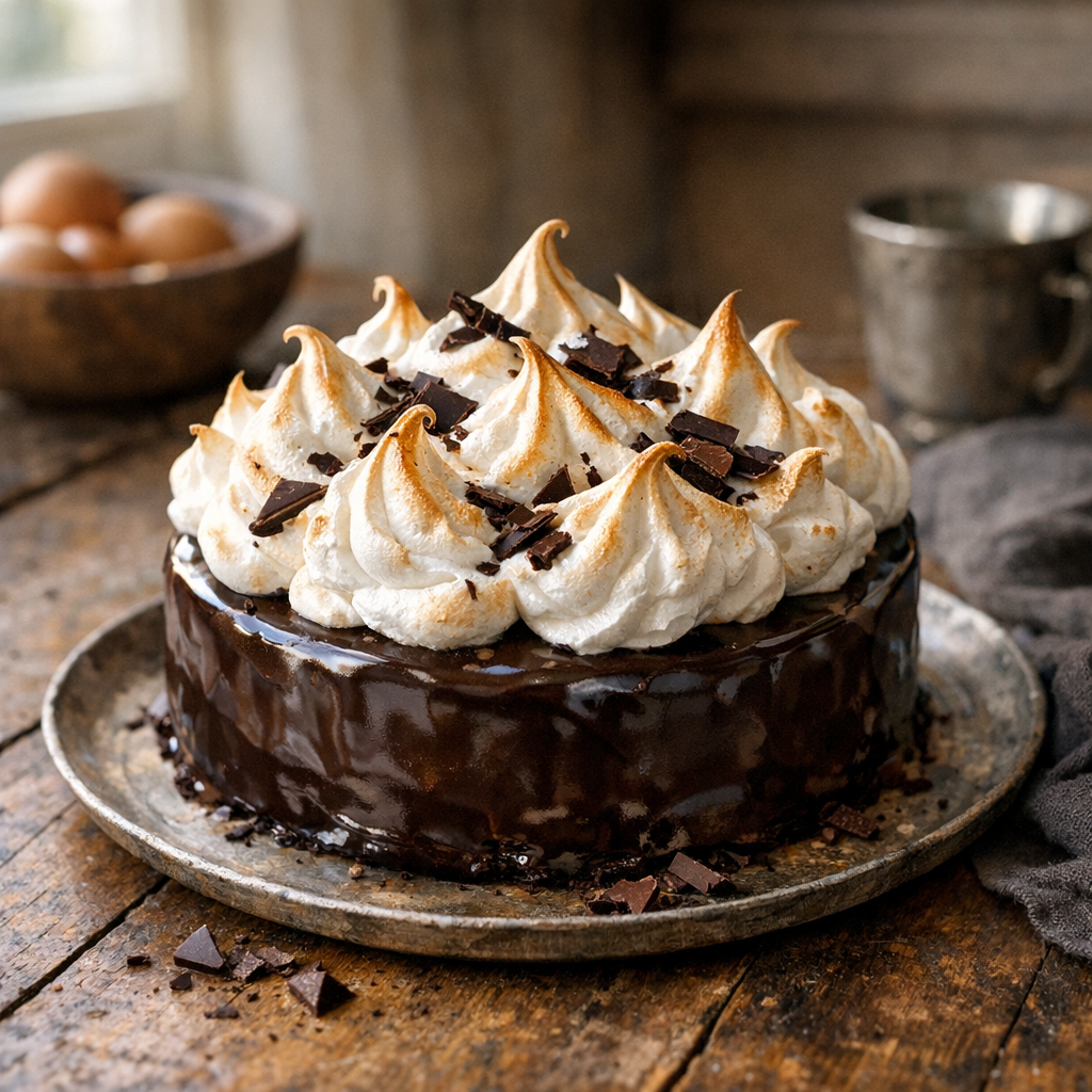 Le Gâteau à la meringue devient fondant, croquant et malin