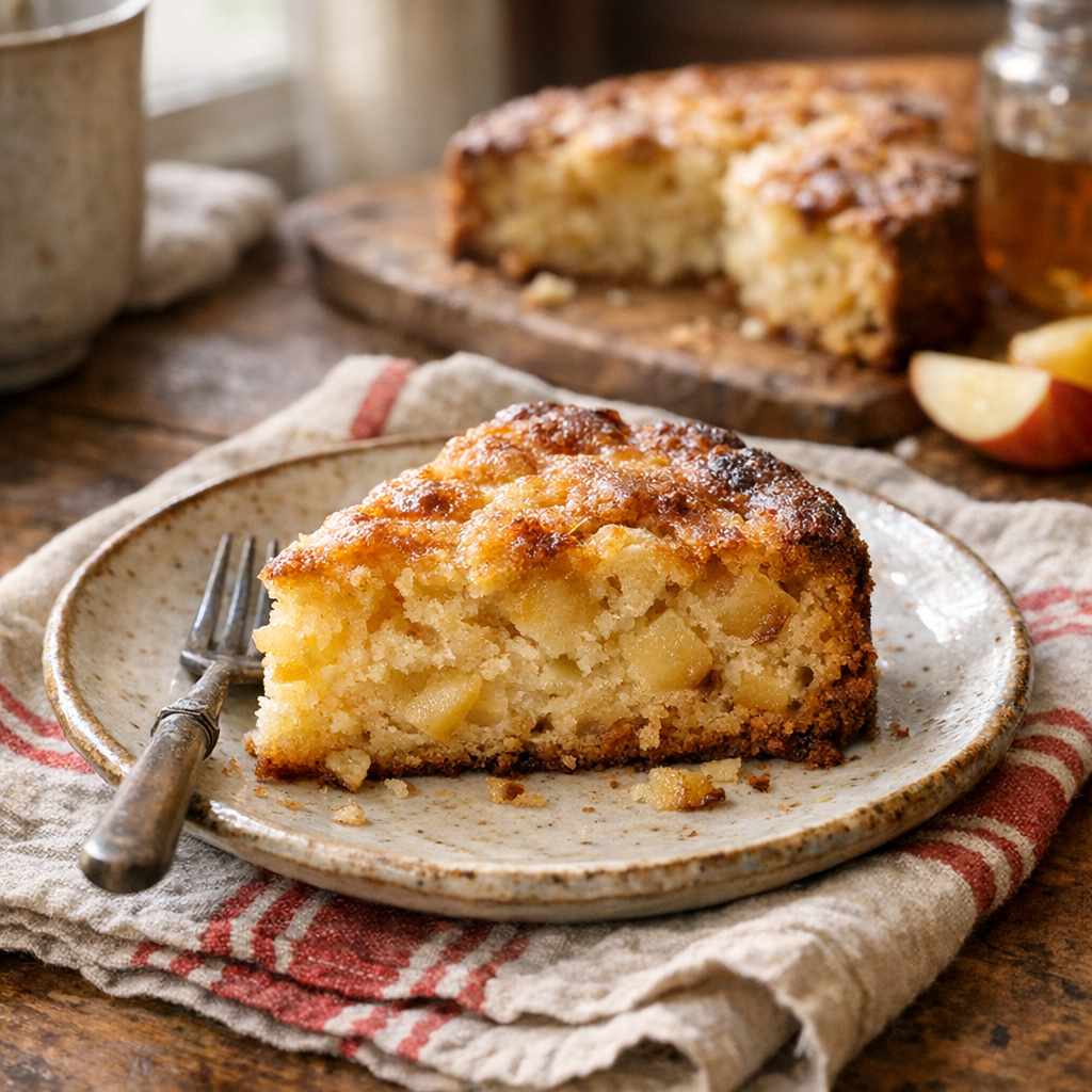 Le Gâteau aux Pommes de Grand-Mère reste Moelleux le lendemain