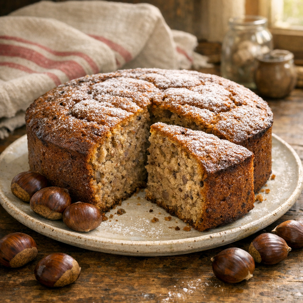 Le Gâteau aux châtaignes façon grand-mère : Recette moelleuse