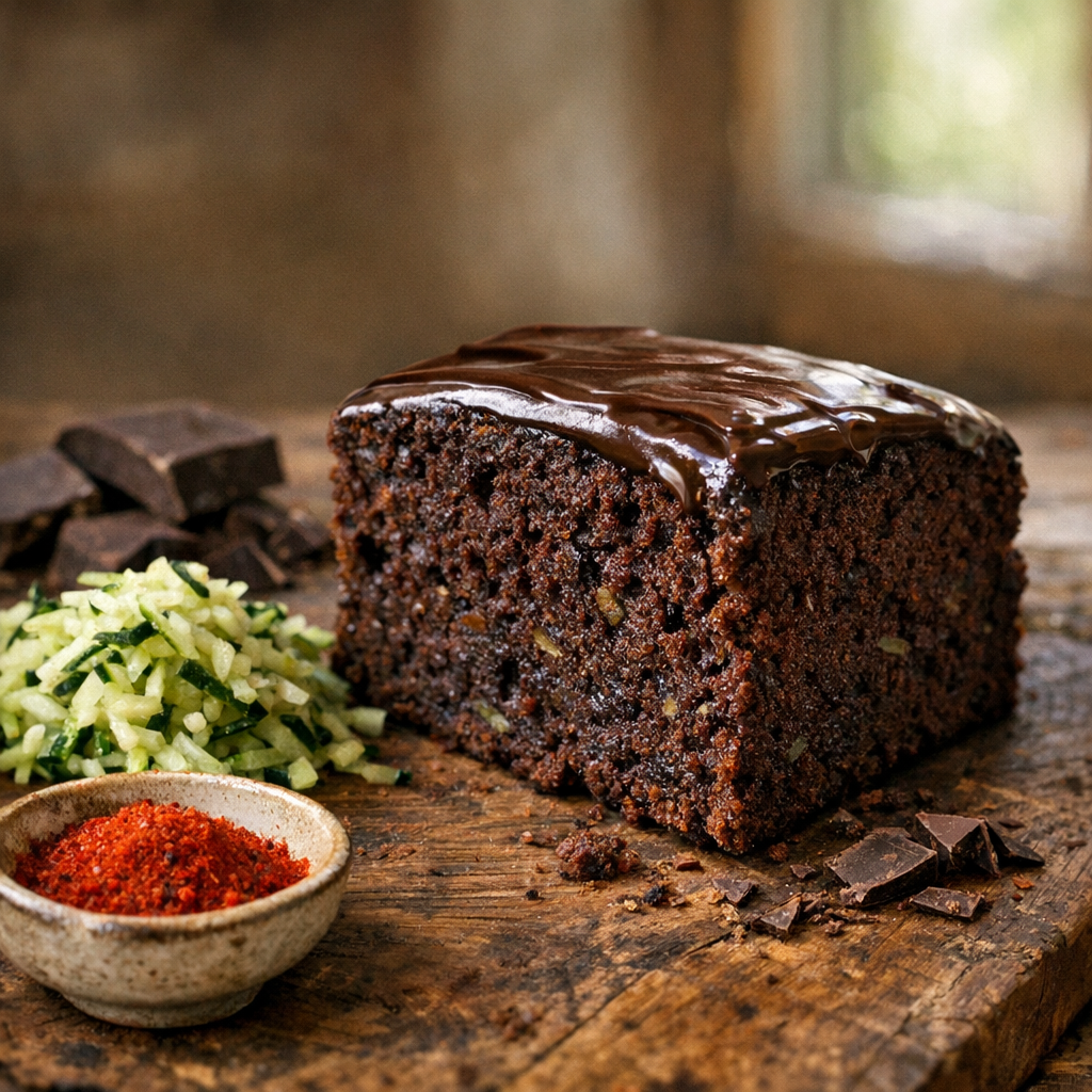 Le Gâteau courgette chocolat façon Marmiton gagne en moelleux