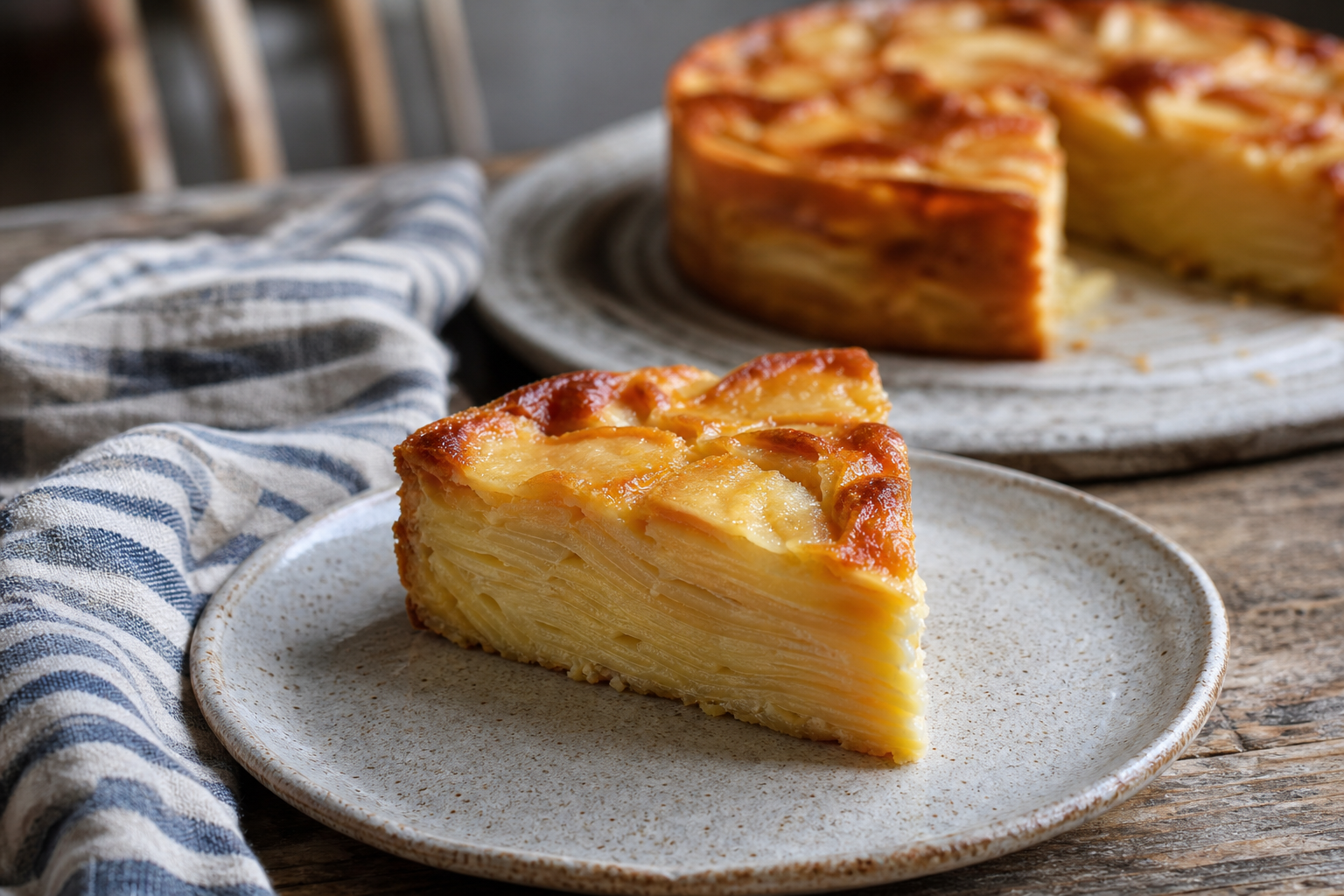 Le gâteau invisible aux pommes au Thermomix devient irrésistible