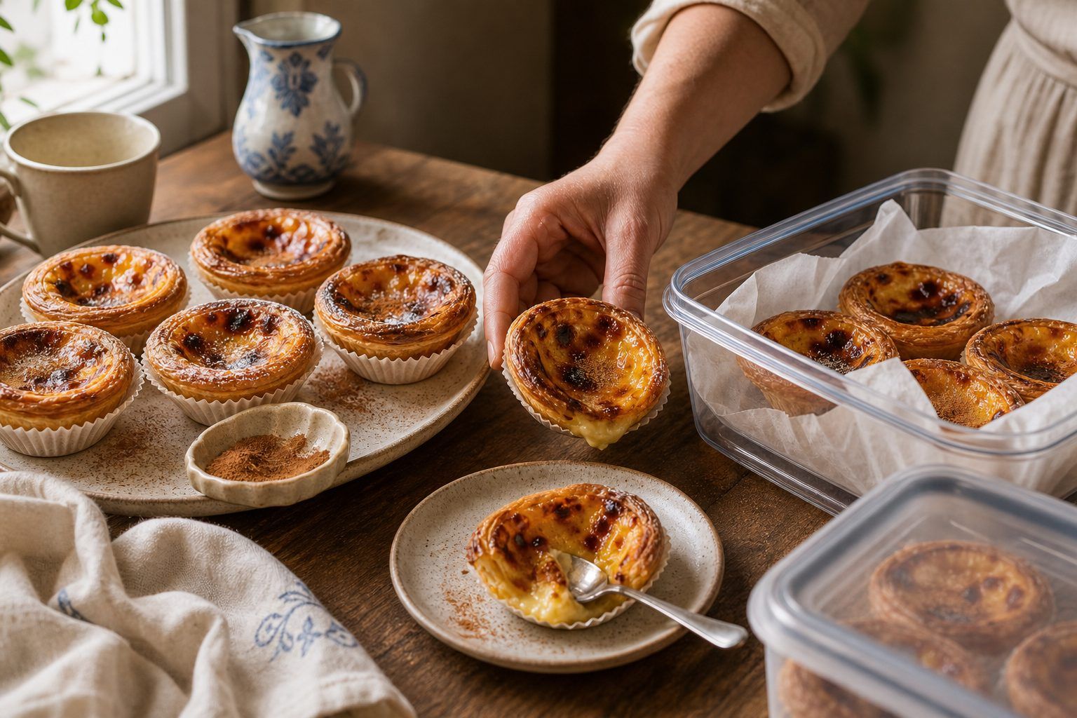 Comment manger et conserver les pastéis de nata&nbsp; ?