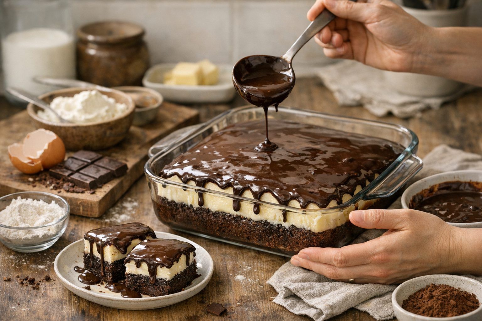 Les gestes clés pour réussir le montage du gâteau qui pleure
