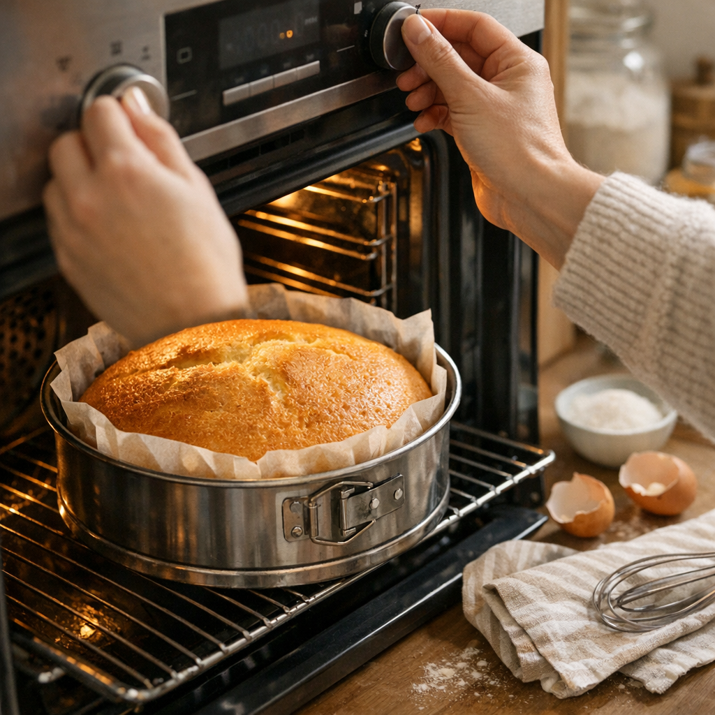 Cuisson du gâteau au four&nbsp;: mode, température et moelleux