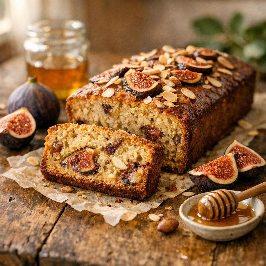 Les gâteaux aux figues se préparent moelleux : miel et amandes