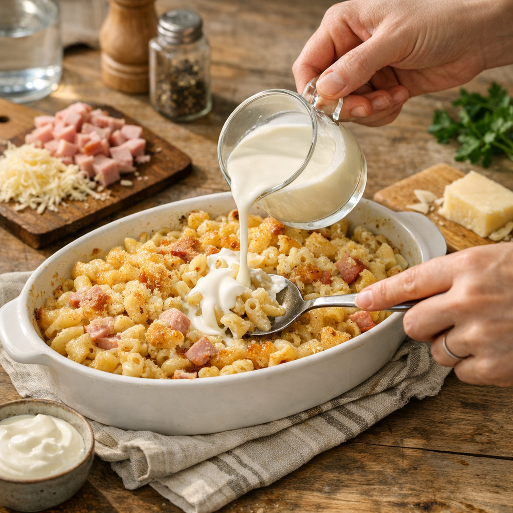 Comment rattraper un gratin de pâte trop sec&nbsp;?