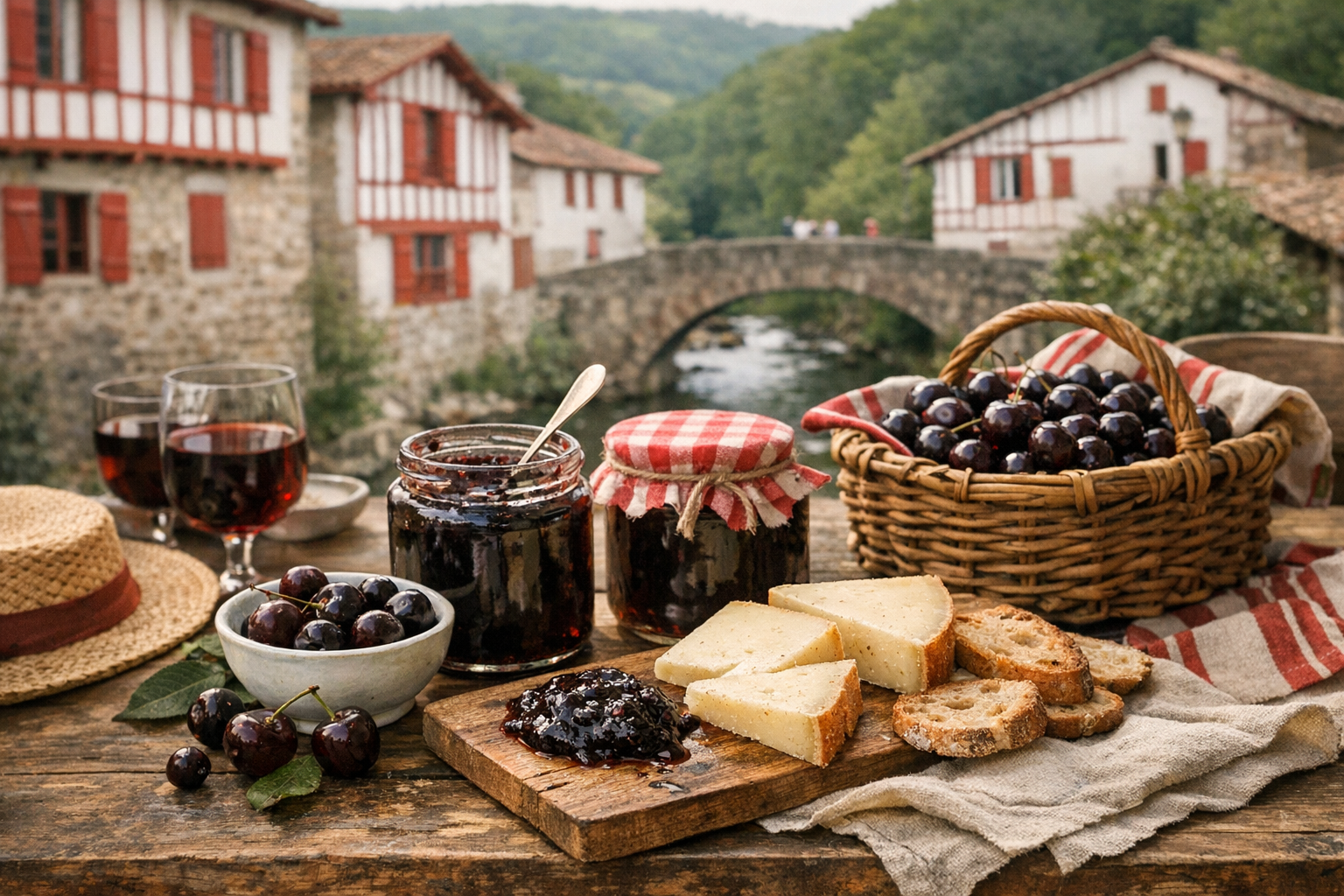 Itxassou et sa cerise noire : un village, un fruit