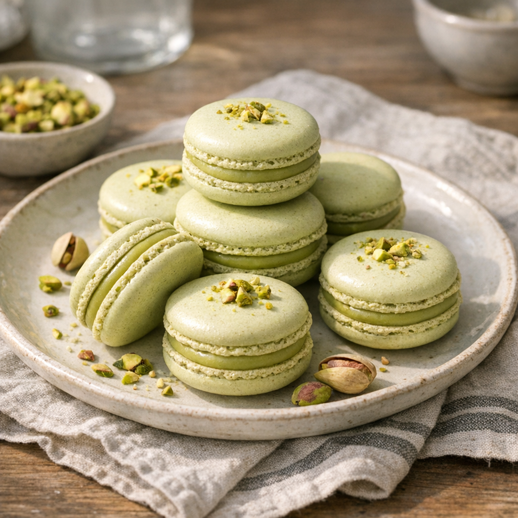 Le macaron à la pistache : Recette, ganache et anti-ratés