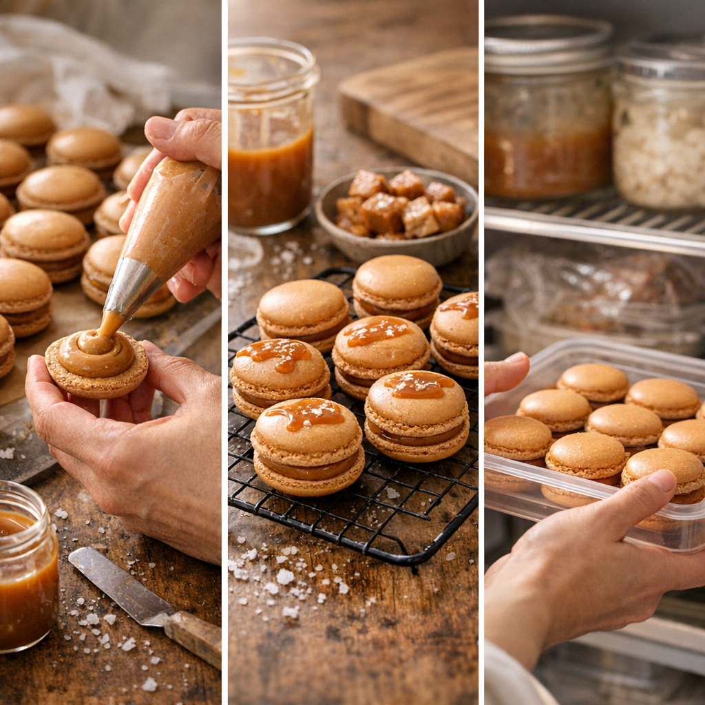 Montage, maturation et conservation&nbsp;: quand garnir les macarons&nbsp;?