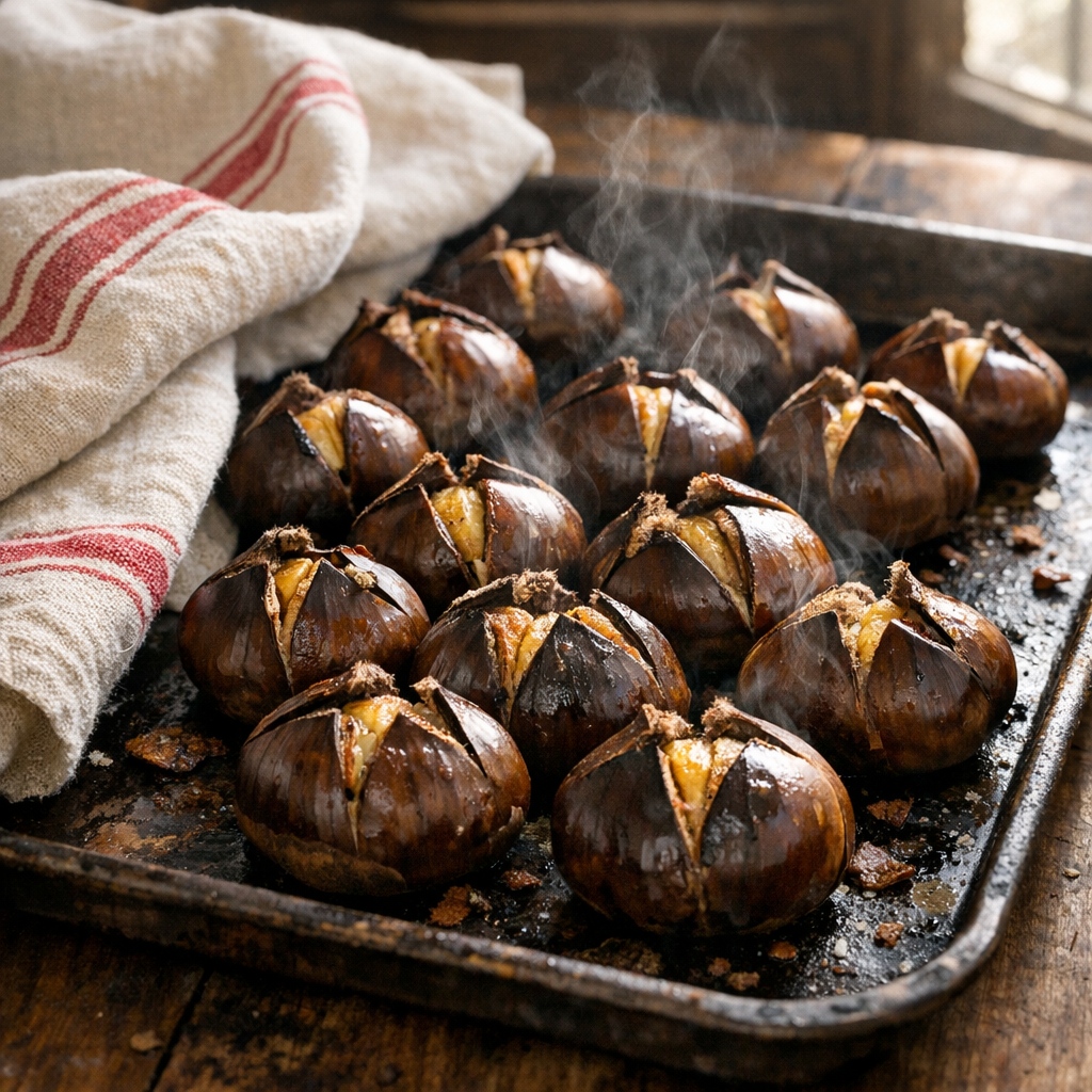 Comment réussir la cuisson des Marrons au four en 7 gestes