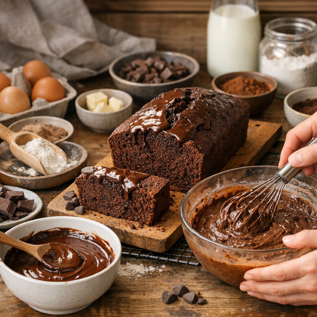 Comment faire un cake au chocolat moelleux : la recette pas à pas