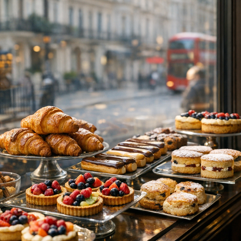 Les Meilleures pâtisseries à Londres se choisissent par envie