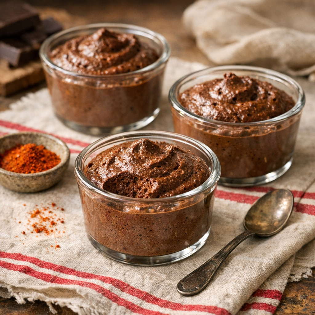 Une Mousse au chocolat sans beurre reste légère et fondante