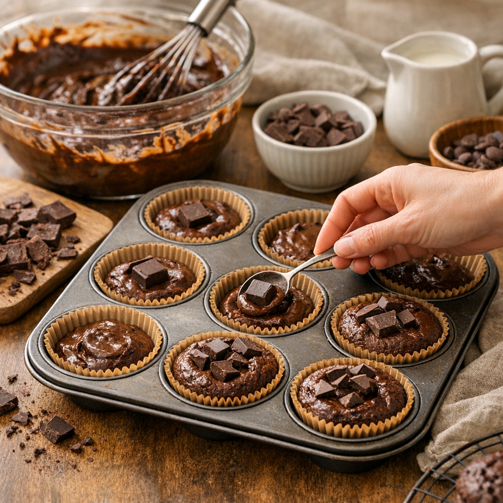 Préparation&nbsp;: étapes pour un cœur fondant et une mie moist