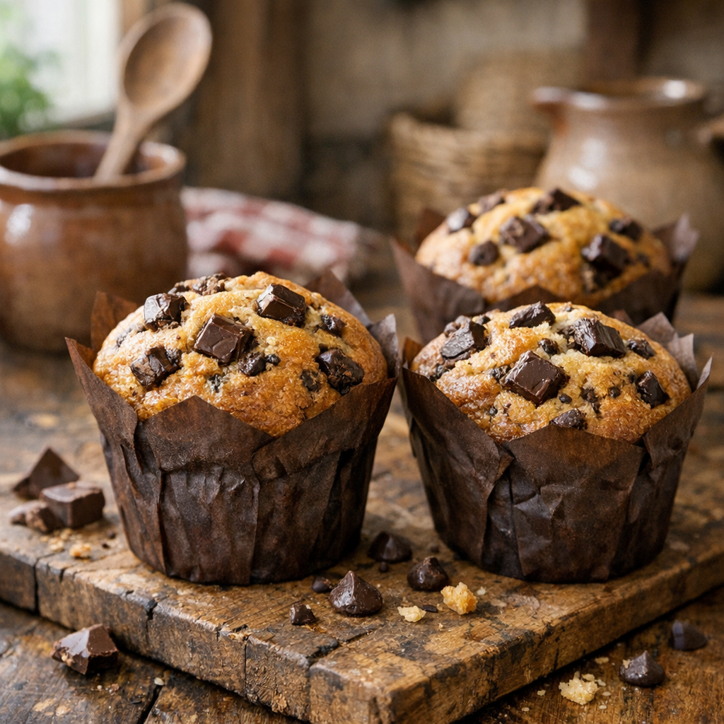 Les Muffins américains réussissent avec cette Recette moelleuse