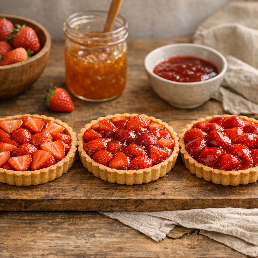 Test maison&nbsp;: nappage neutre, confiture ou nappage fraise après 2 heures