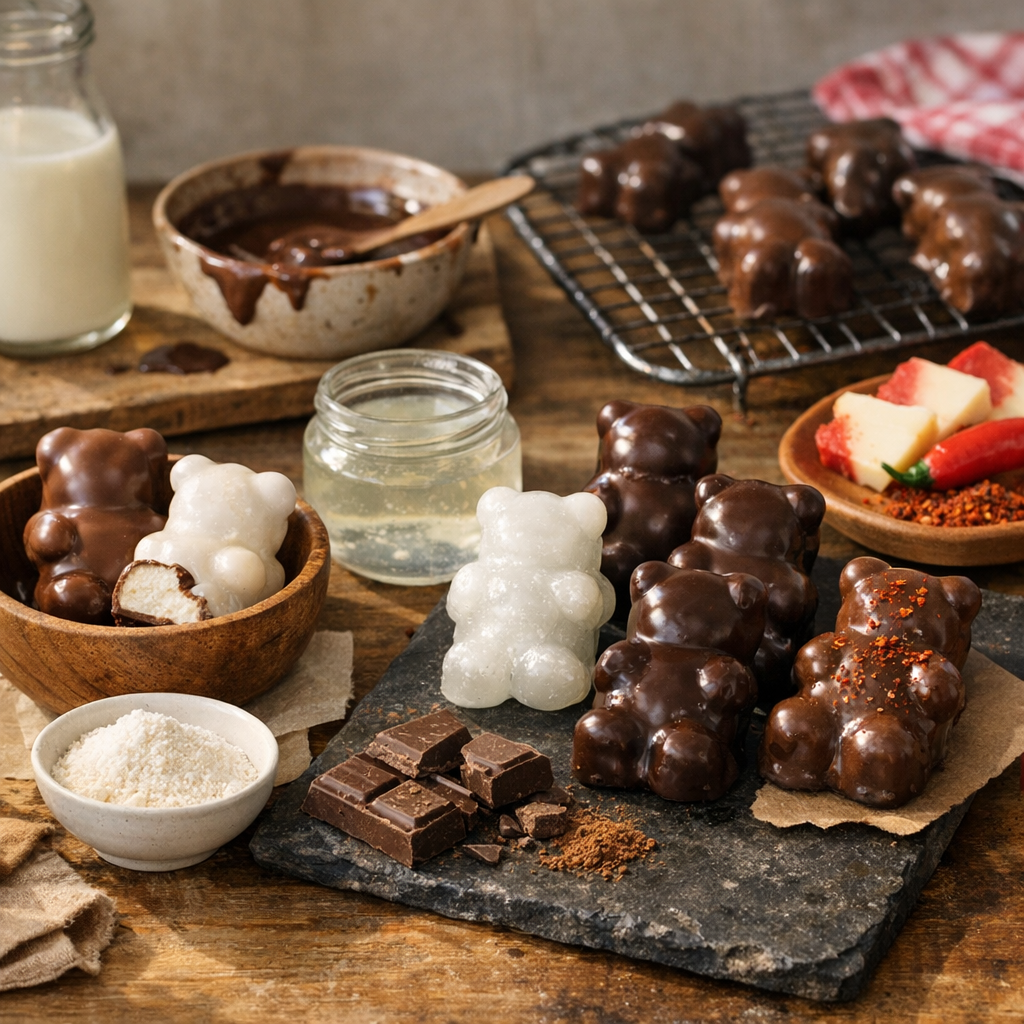 Variantes faciles : sans œuf, agar-agar, chocolat noir ou touche basque