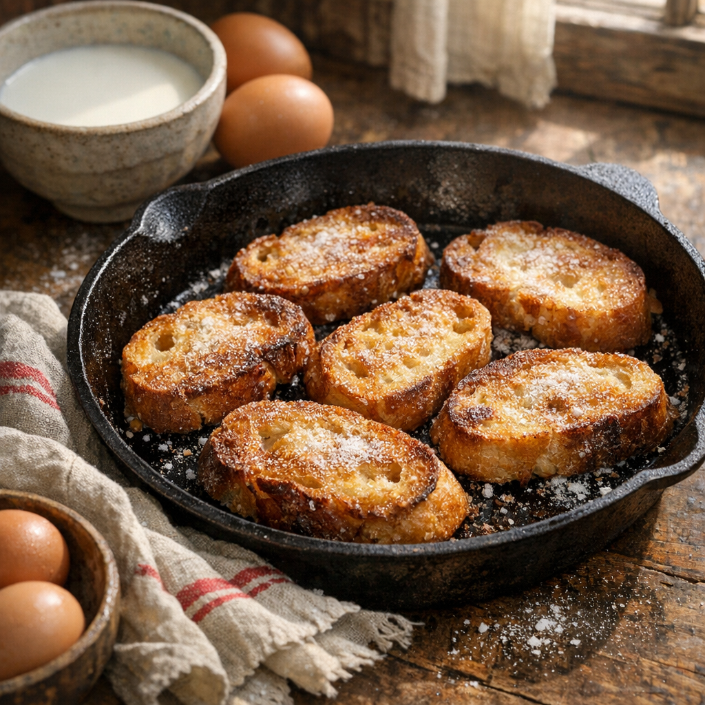 Le Pain Perdu à l’ancienne se réussit avec du Pain rassis