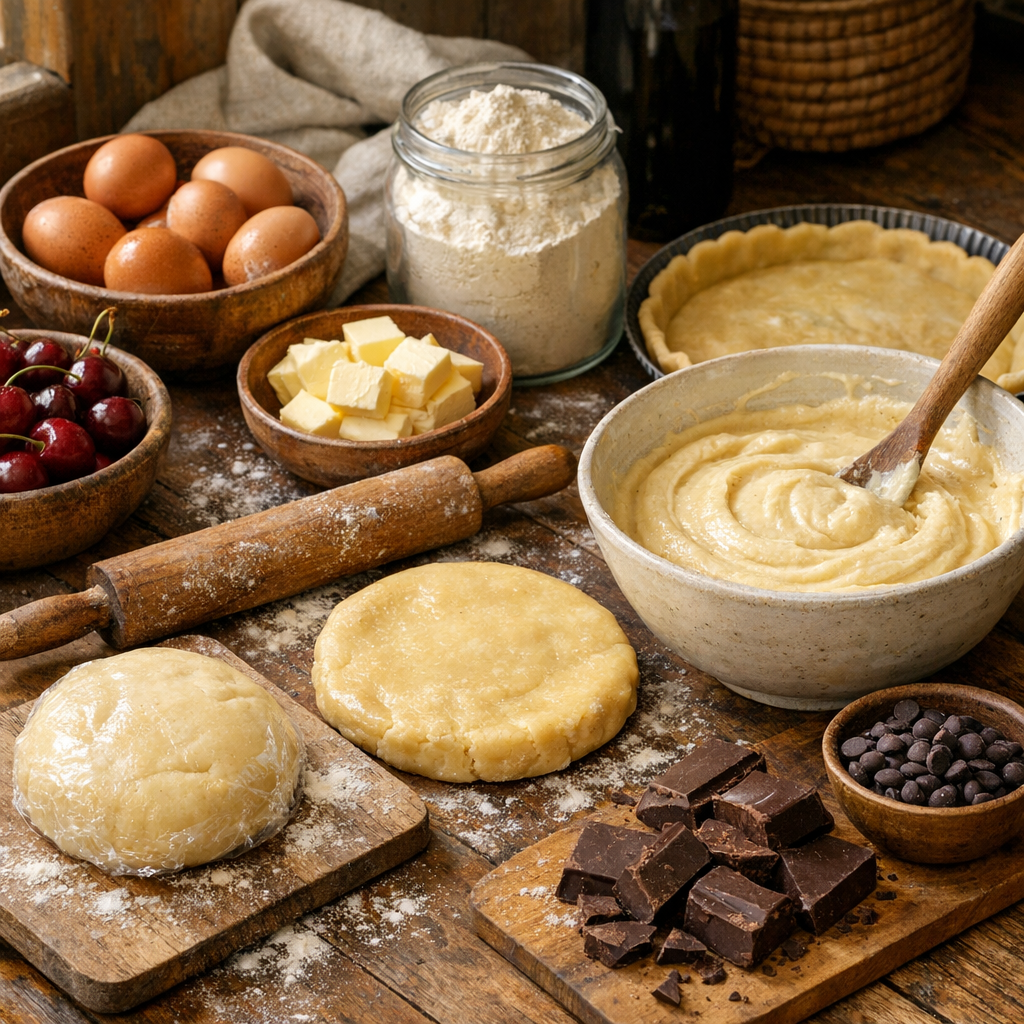 Les pâtes à gâteaux : les bases pour tarte, cake et biscuit