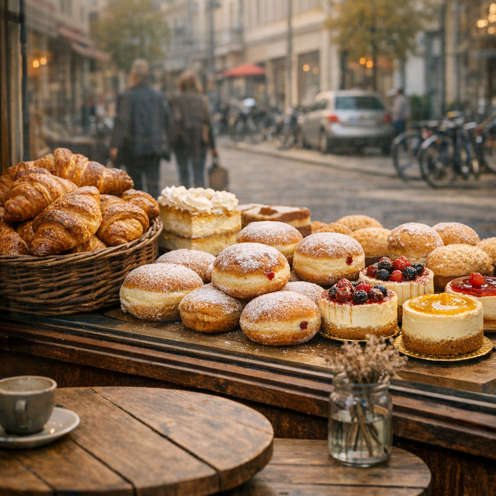 Les meilleures pâtisseries à Berlin se choisissent par envie