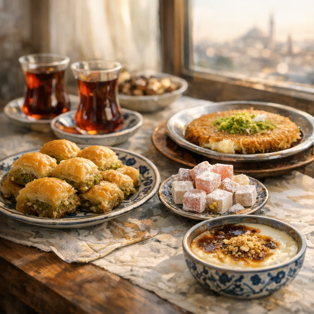 La pâtisserie à Istanbul se goûte en 9 desserts cultes