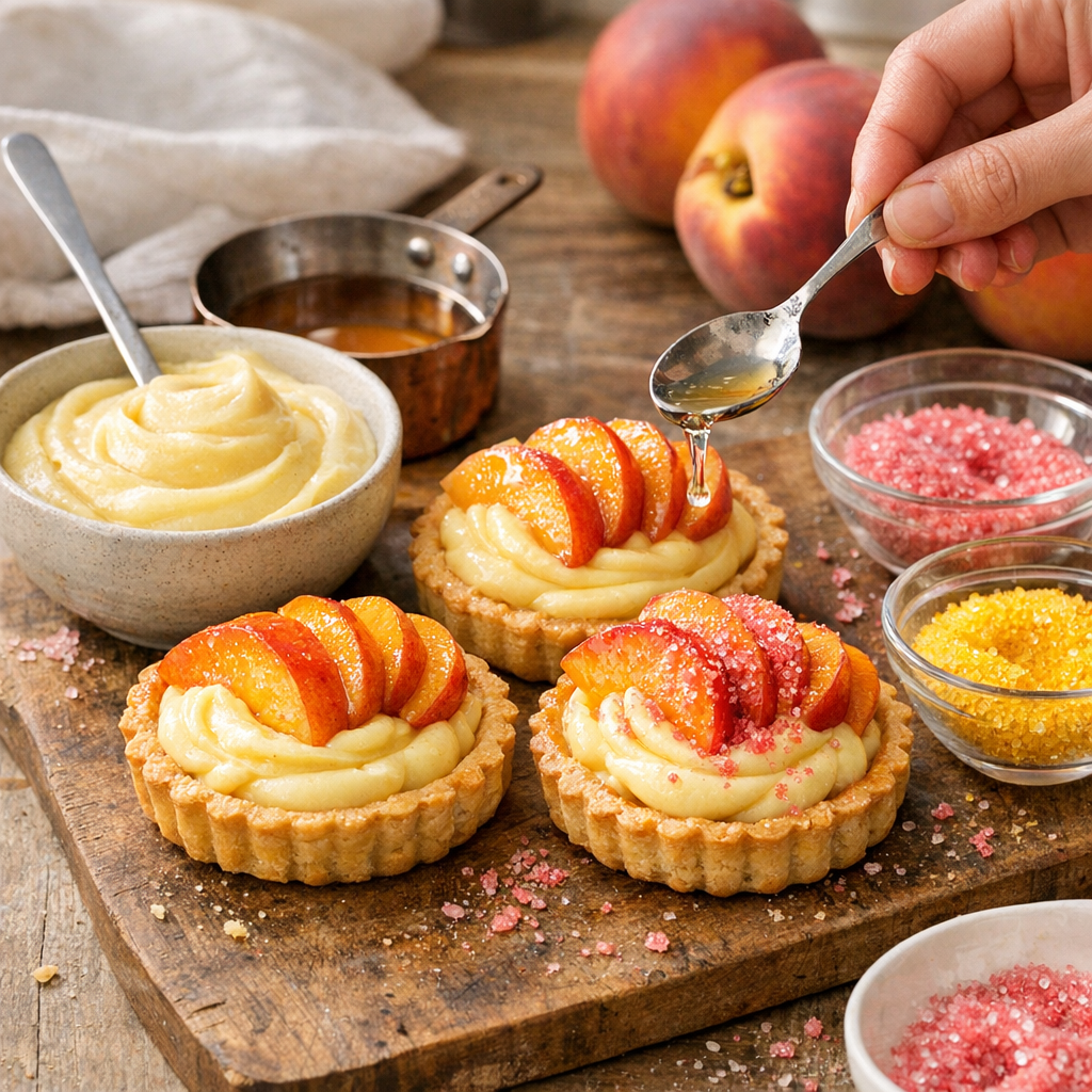 Crème pâtissière, sirop et sucre coloré : les finitions qui changent tout