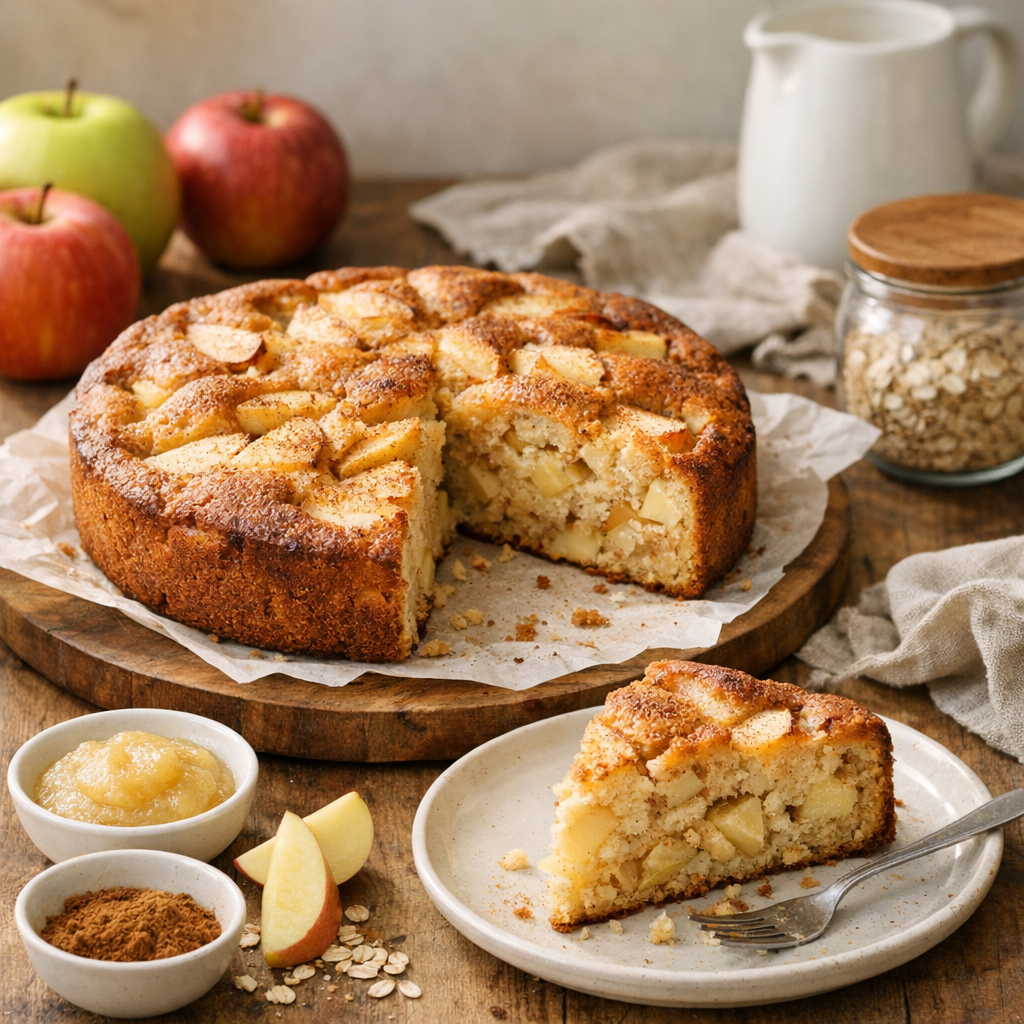 Recette express&nbsp;: gâteau aux pommes sans sucre ajouté, moelleux et simple