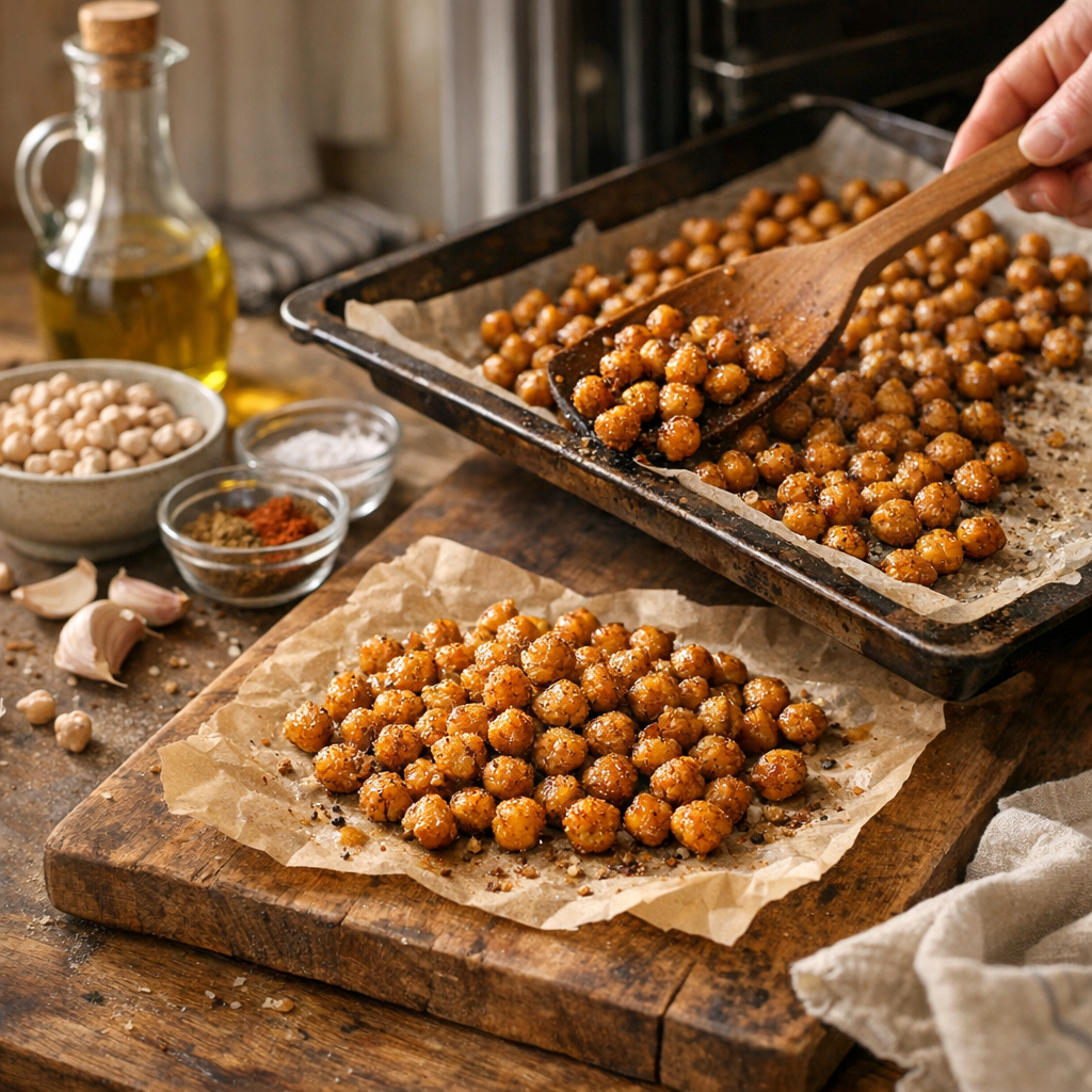 Astuces pour réussir des pois chiches grillés bien croustillants