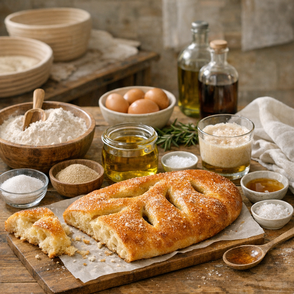 Recette de pompe à l’huile moelleuse&nbsp;: ingrédients et méthode