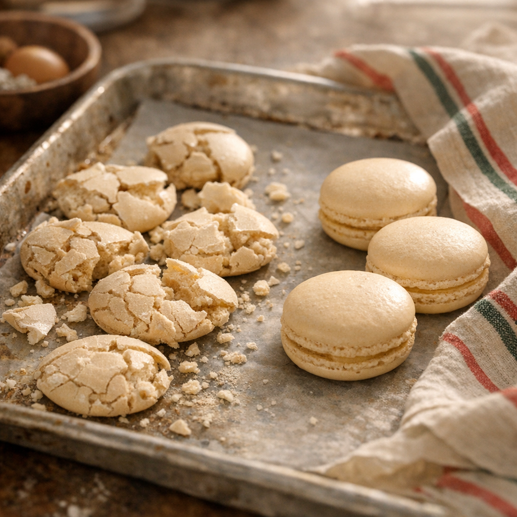 Pourquoi mes Macarons craquent-ils à la cuisson ?