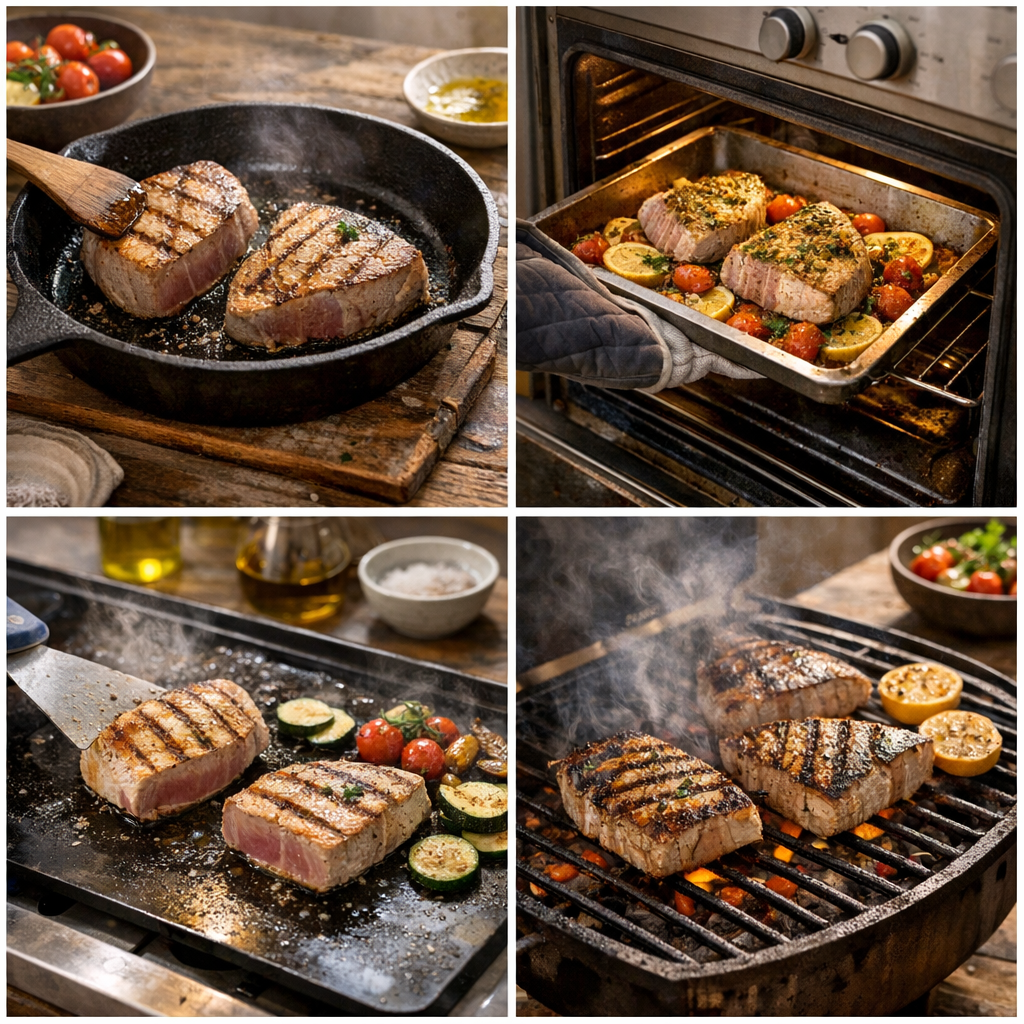 Conseils de cuisson&nbsp;: poêle, four, plancha ou bonite grillée&nbsp;?