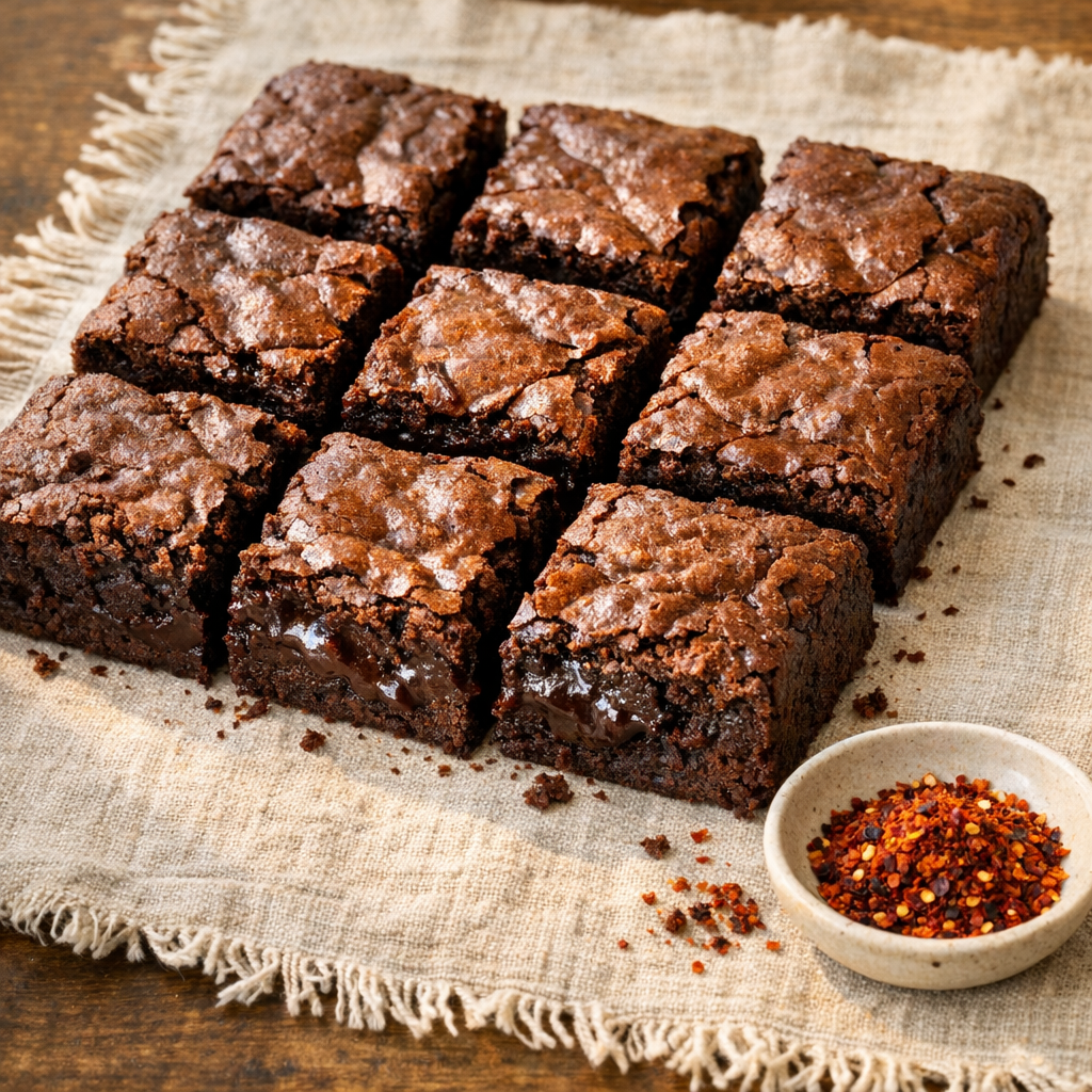 La Recette de Brownies moelleux qui reste fondante au centre